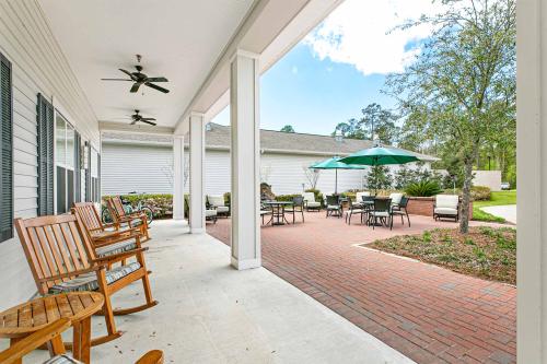St. Anthony Gardens' Courtyard from Building